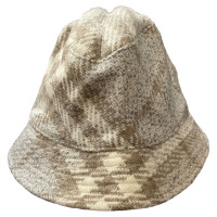 Burberry Hat/Cap Wool in Beige