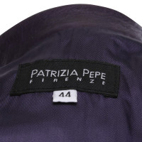 Patrizia Pepe Leren jack in paars
