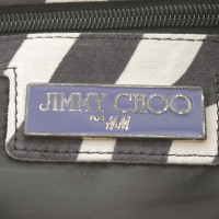 Jimmy Choo For H&M clutch met gestreept patroon