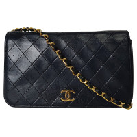 Chanel Flap Bag en Cuir en Bleu