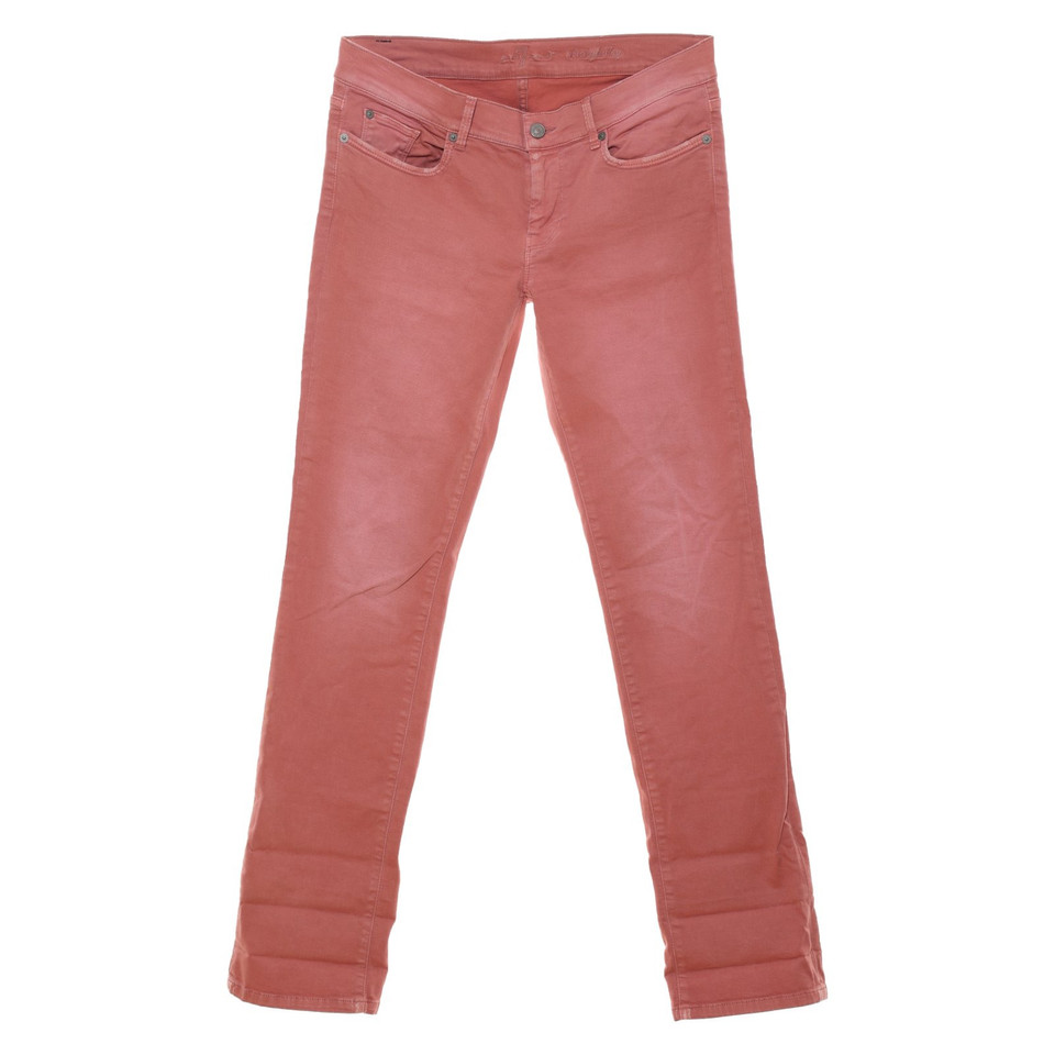 7 For All Mankind Jeans en Coton en Rose/pink