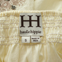 Haute Hippie Blusa in crema