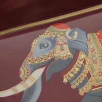 Hermès Cendrier avec motif éléphant
