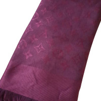 Louis Vuitton Echarpe/Foulard en Cachemire en Bordeaux