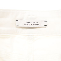 Dorothee Schumacher Jeans in Cotone in Bianco
