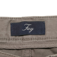 Fay Hose aus Baumwolle in Taupe