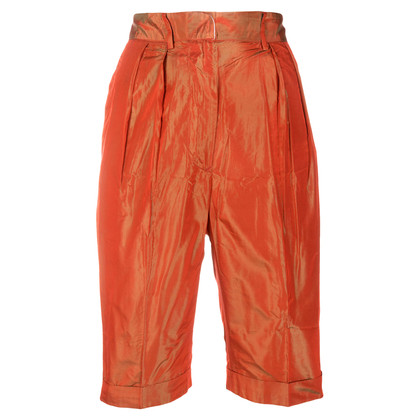 Jean Paul Gaultier Shorts aus Seide in Orange