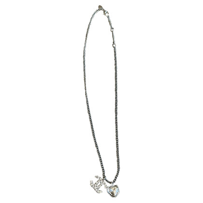 Chanel Ohrring aus Stahl in Silbern