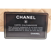 Chanel Timeless Clutch Leer in Beige