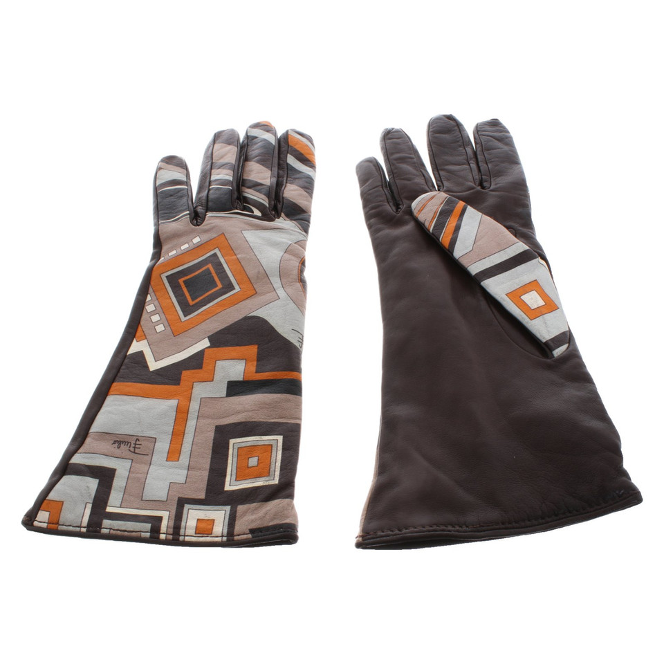 Emilio Pucci Gants en Cuir