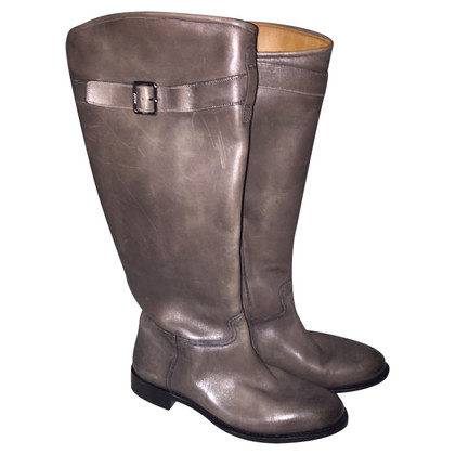 Bally Boots Leather in Grey