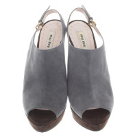 Miu Miu Sling-backs from suede