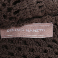 Bruno Manetti Suit Katoen in Bruin