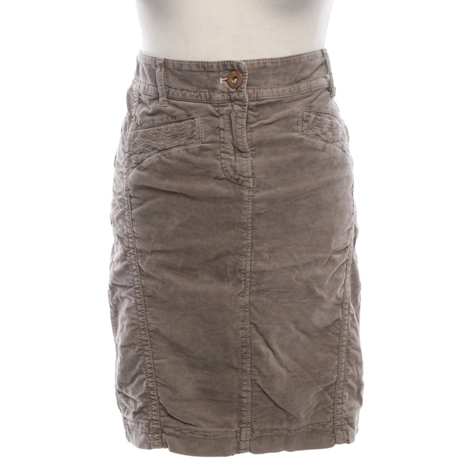 Marc Cain Skirt Cotton in Taupe