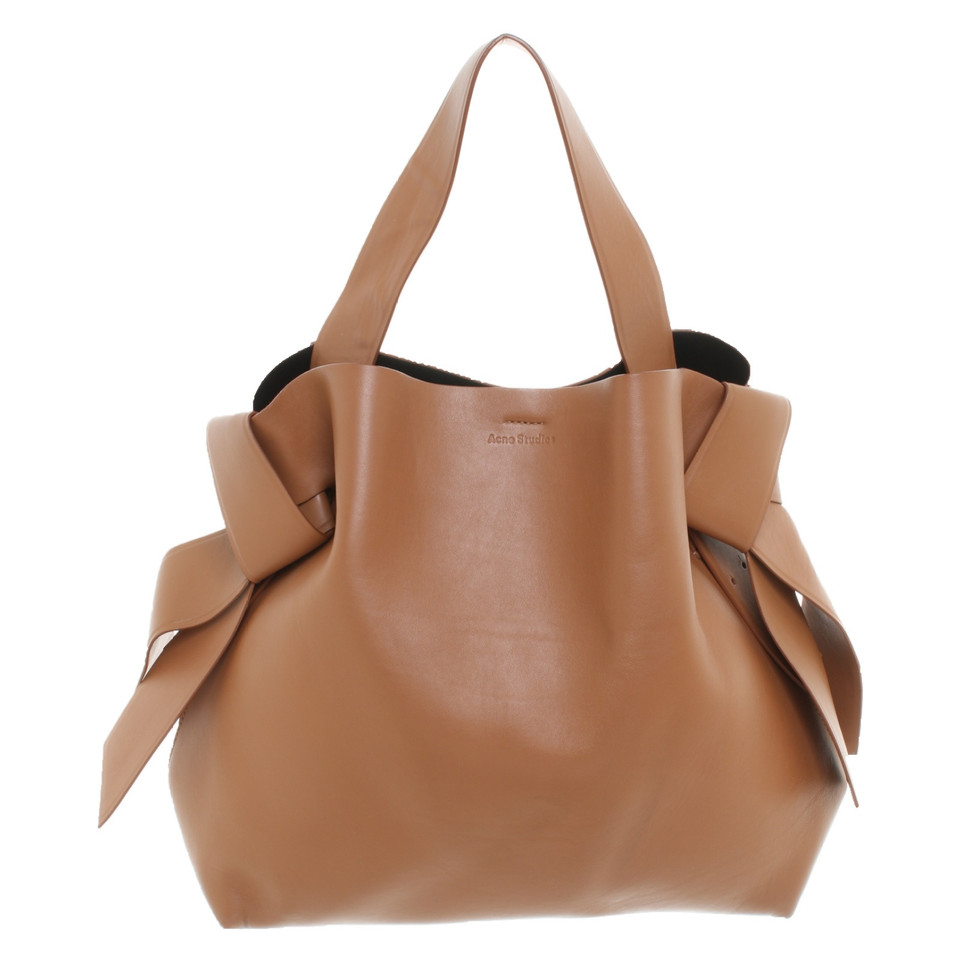 Acne Shopper Leather in Brown