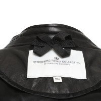 Autres marques Designers Remix Collection - manteau en cuir noir