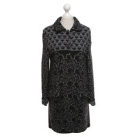 Twin Set Simona Barbieri Knitted coat with pattern