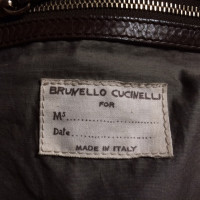 Brunello Cucinelli Handtasche in Dunkelbraun