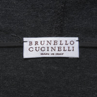 Brunello Cucinelli Jacke/Mantel in Grau