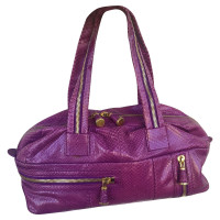 Sergio Rossi Tote bag Leer in Violet