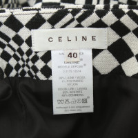Céline Mini skirt in black and white