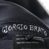 Giorgio Brato Veste/Manteau en Fourrure en Noir