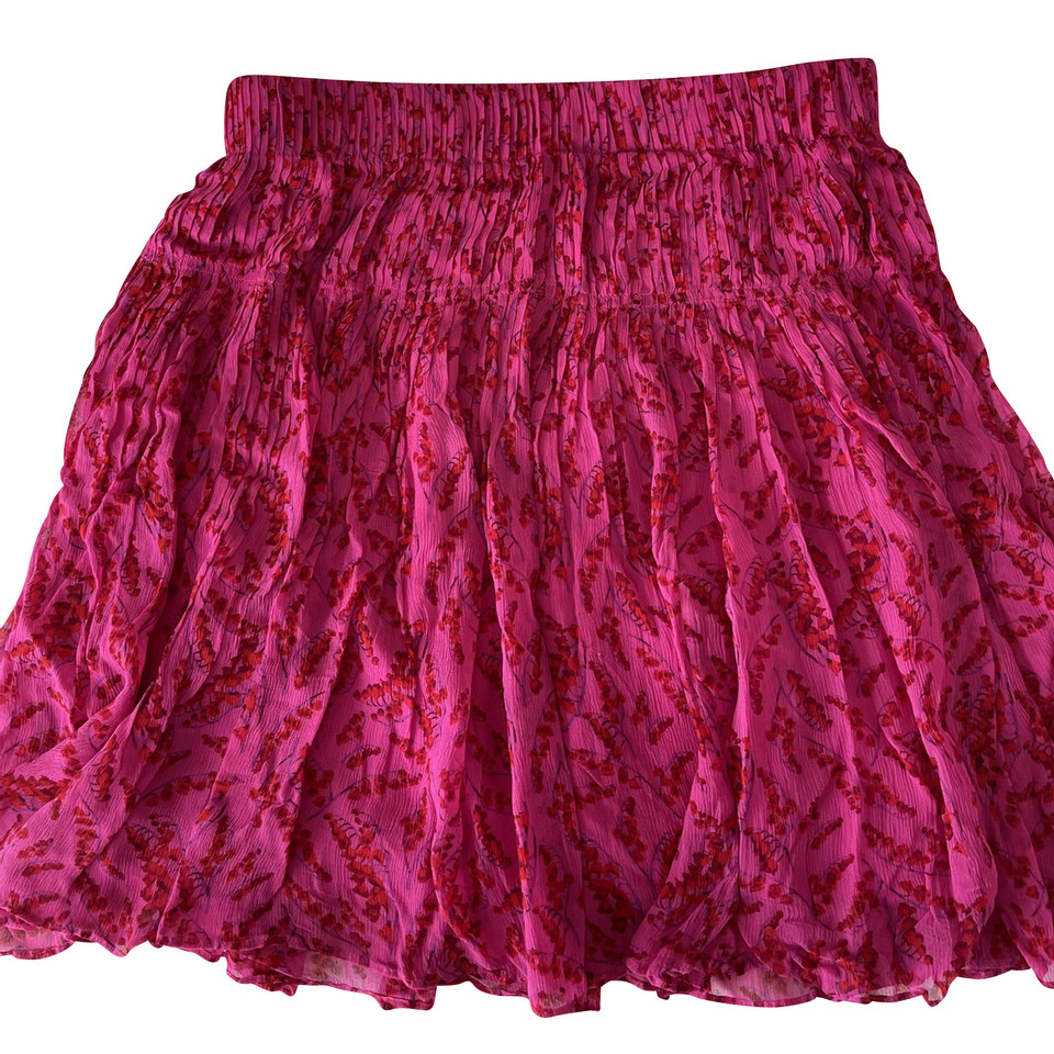 Ba&Sh Skirt Viscose in Fuchsia