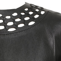 Diane Von Furstenberg Lederen kleding in zwart