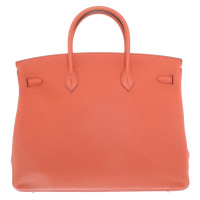 Hermès Birkin Bag 40 Leather in Orange
