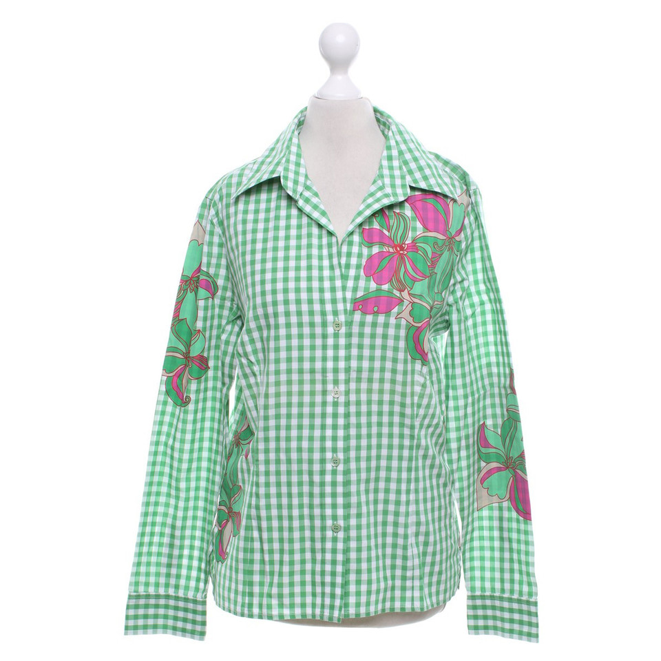 Escada Shirt blouse with vichy print pattern