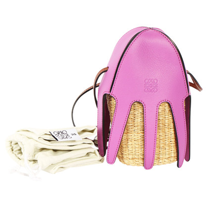 Loewe Handbag Leather in Violet