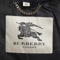 Burberry Cappotto con bordo in pelliccia