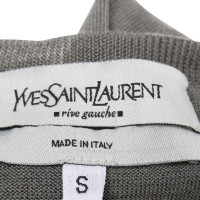Yves Saint Laurent Fine Knitting top in grey