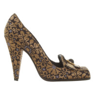 Yves Saint Laurent pumps optique brocart