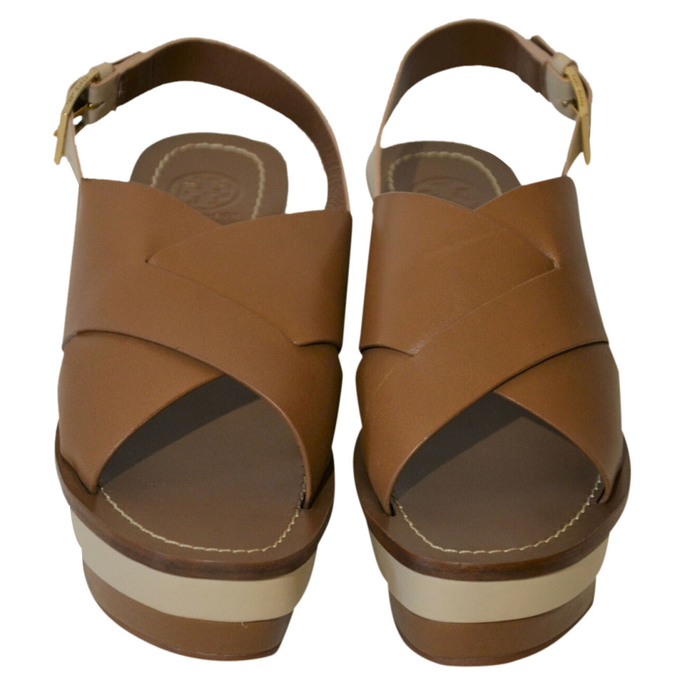 Tory Burch Sandales en Marron