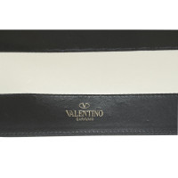 Valentino Garavani clutch in zwart / White