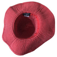 Chanel Sun hat in red / white