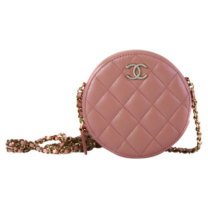 Chanel Umhängetasche aus Leder in Rosa / Pink