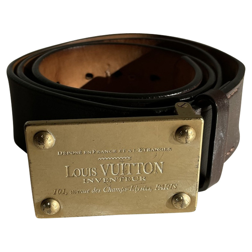 Louis Vuitton Cintura in Pelle in Marrone