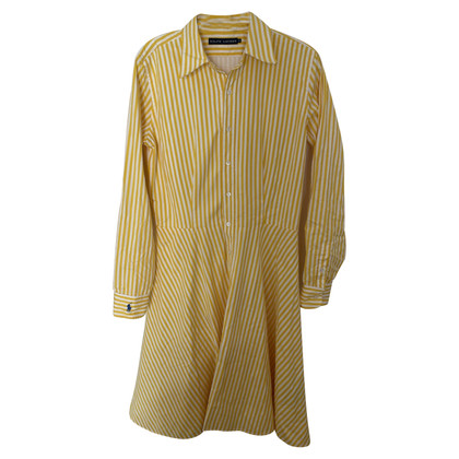 Ralph Lauren Kleid aus Baumwolle in Gelb