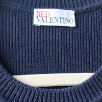 Red Valentino Navy Cable Knit Dress