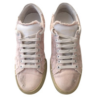 Saint Laurent Chaussures de sport en Coton en Rose/pink