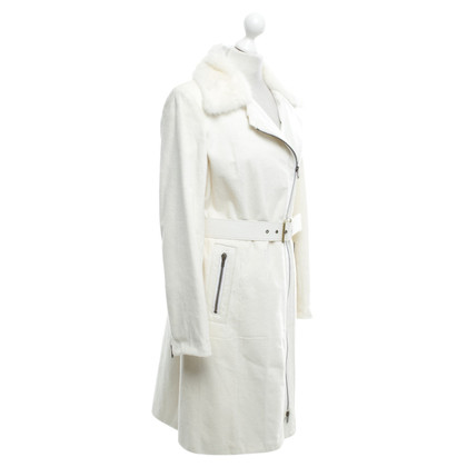Céline Coat in warm white