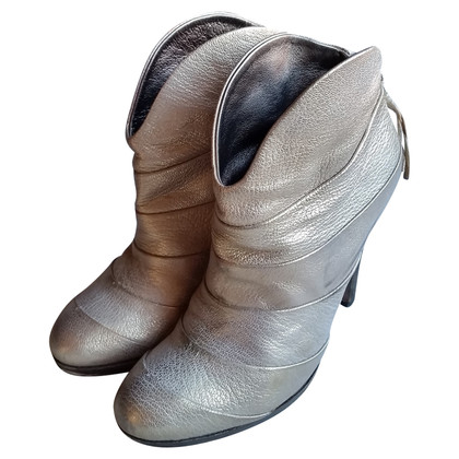 Mauro Grifoni Ankle boots Leather in Gold