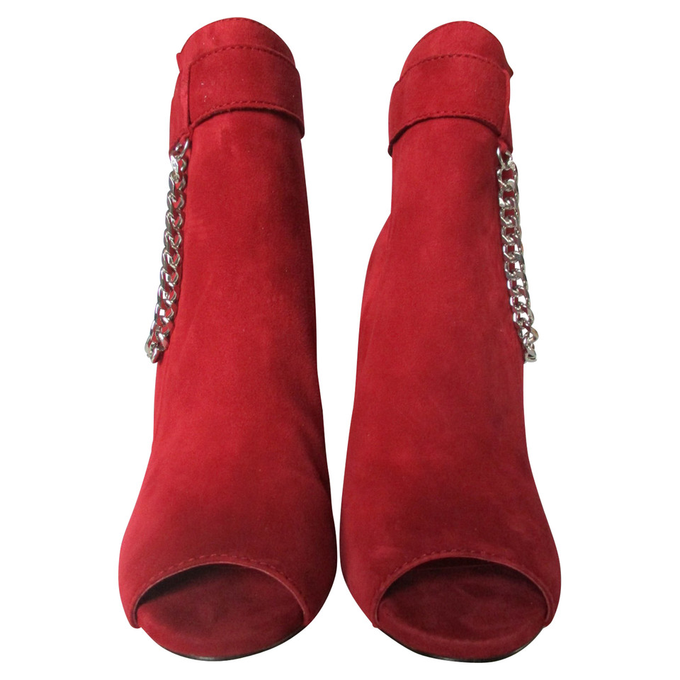 Guess Sandalen aus Leder in Rot