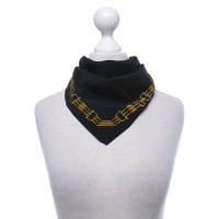 Céline Zijden sjaal in zwart / goud