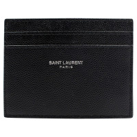 Saint Laurent Accessoire en Cuir en Noir