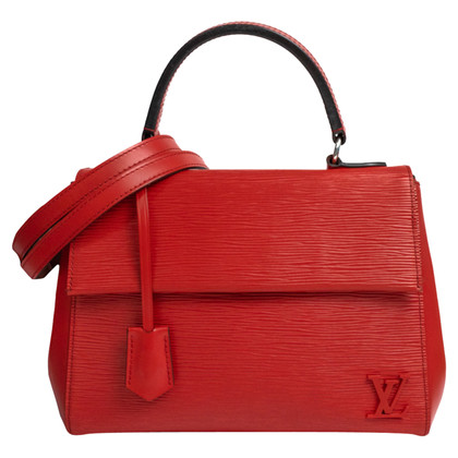Louis Vuitton Cluny Epi BB25 Leer in Rood