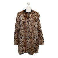 Longchamp Manteau à motif léopard