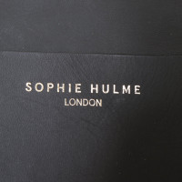 Sophie Hulme Leren rugzak in zwart